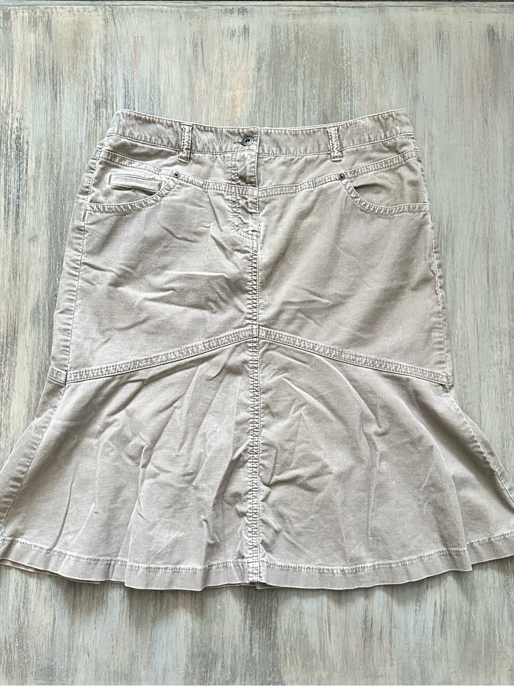 Ann Taylor LOFT Corduroy Flared Skirt